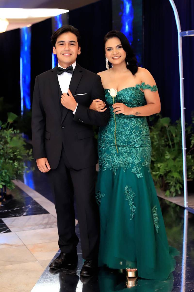 Caleb Laínez y Diana Díaz.