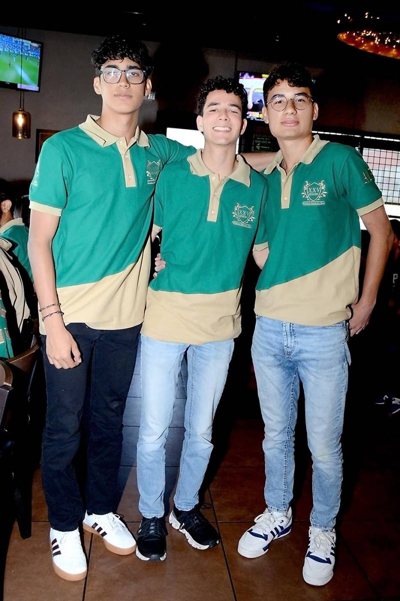 César Henríquez, Leonardo Martínez y Pablo Hughes.