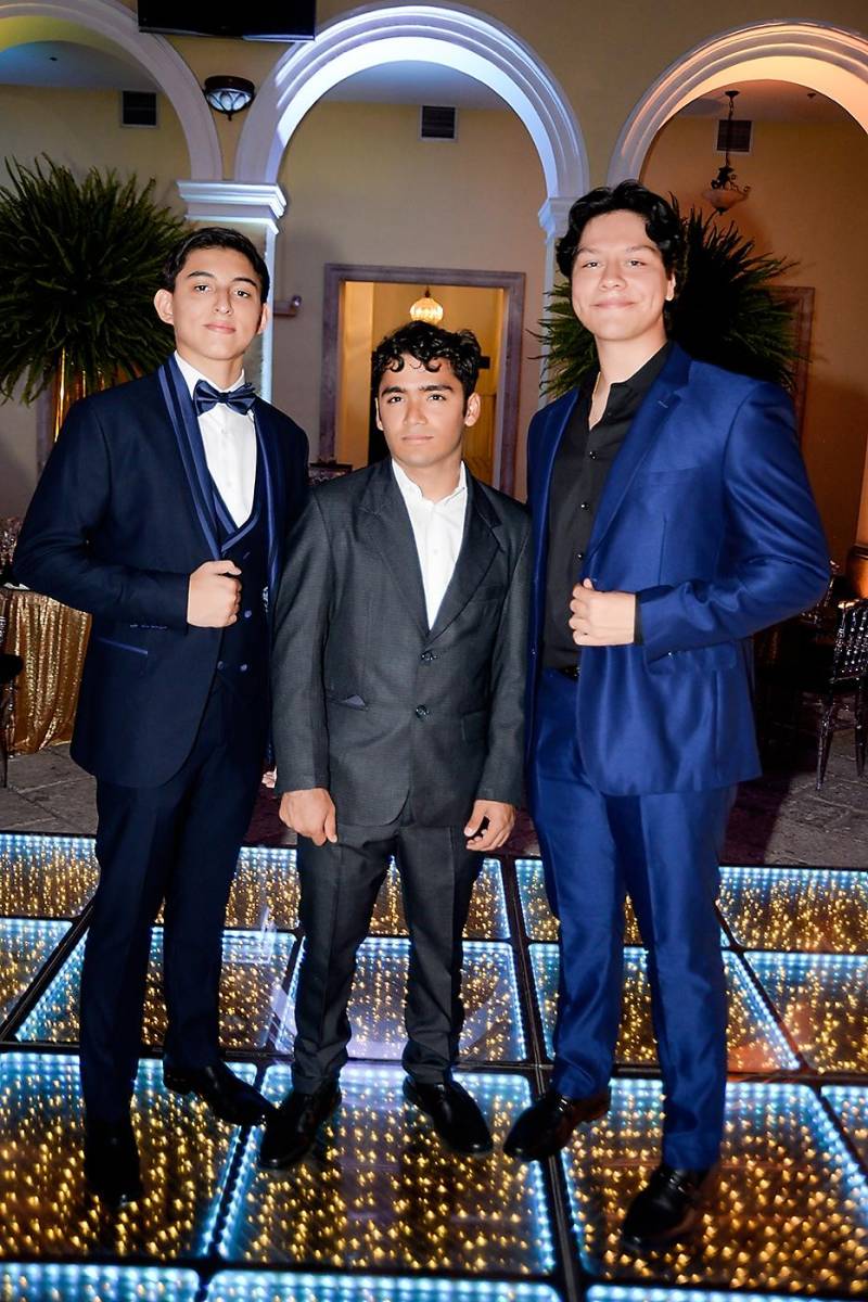 José Gabriel Bellino, Juan Ángel Padilla y Adrián Leal.
