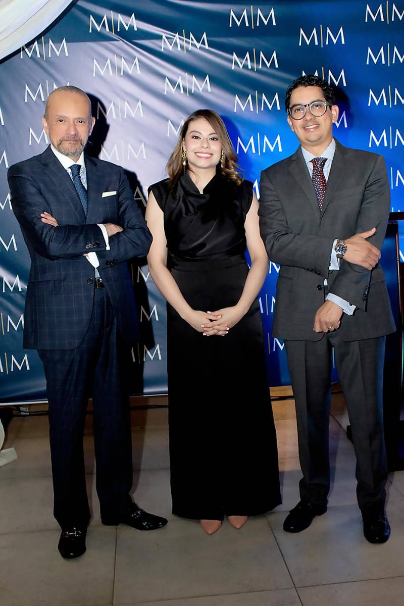 Rafael Briz, Andrea Tercero y Odín Guillén.