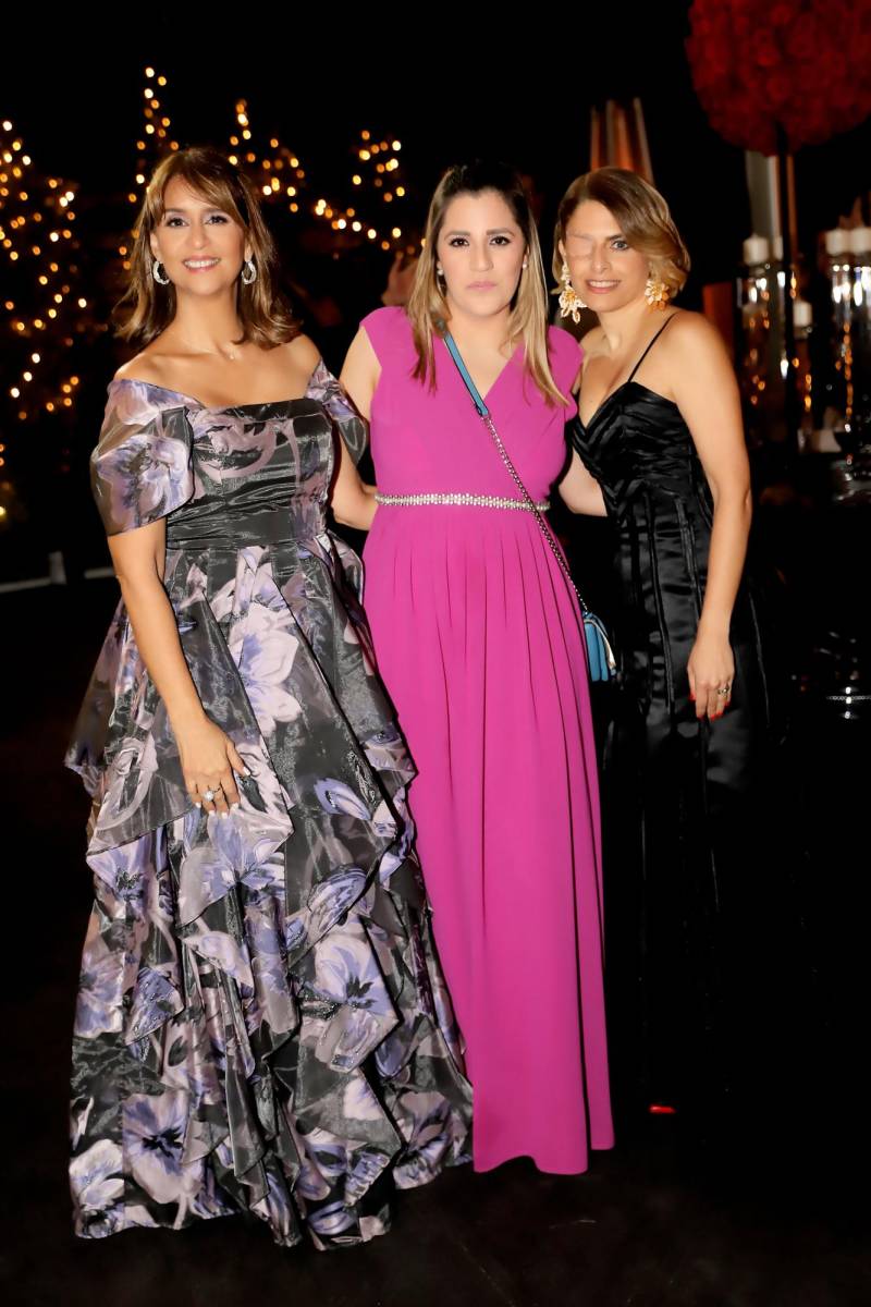 Martha Joya, Daniela Valdes y Giovanna Pizzati