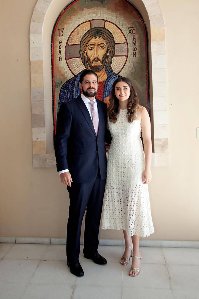 Eugenio Canahuati y Evana Daaboul.