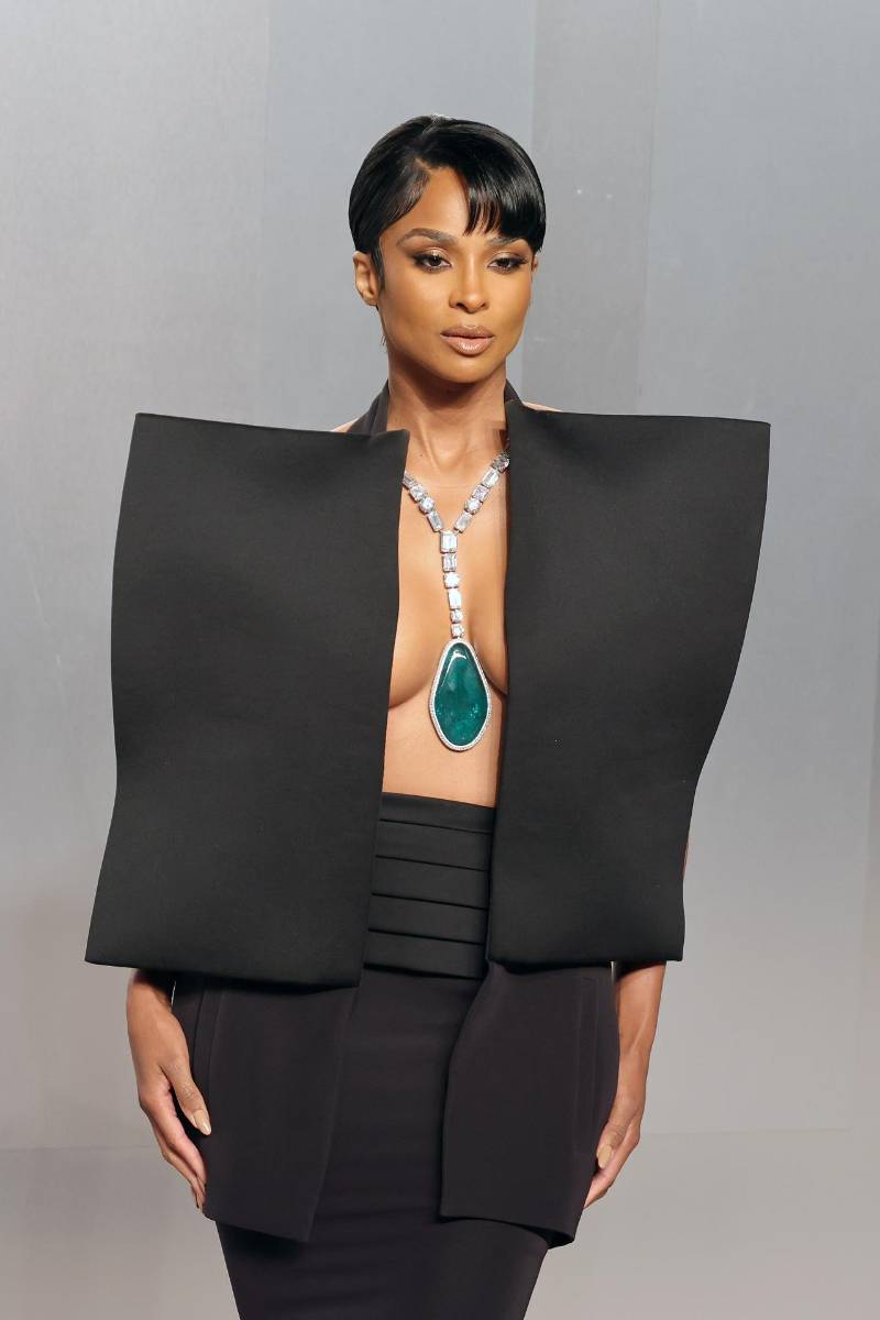 Ciara en un look de Dsquared2's fall 2025