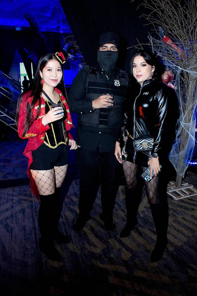 Emily Mendoza, Fernando Maradiaga y Marlen Martínez.