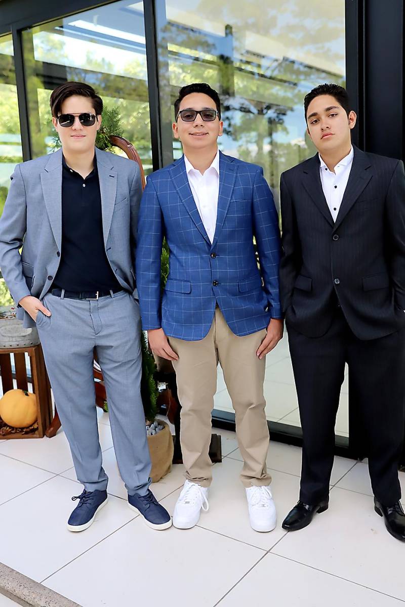 Santiago Paz, Clifford Haughton y Yahir Castro