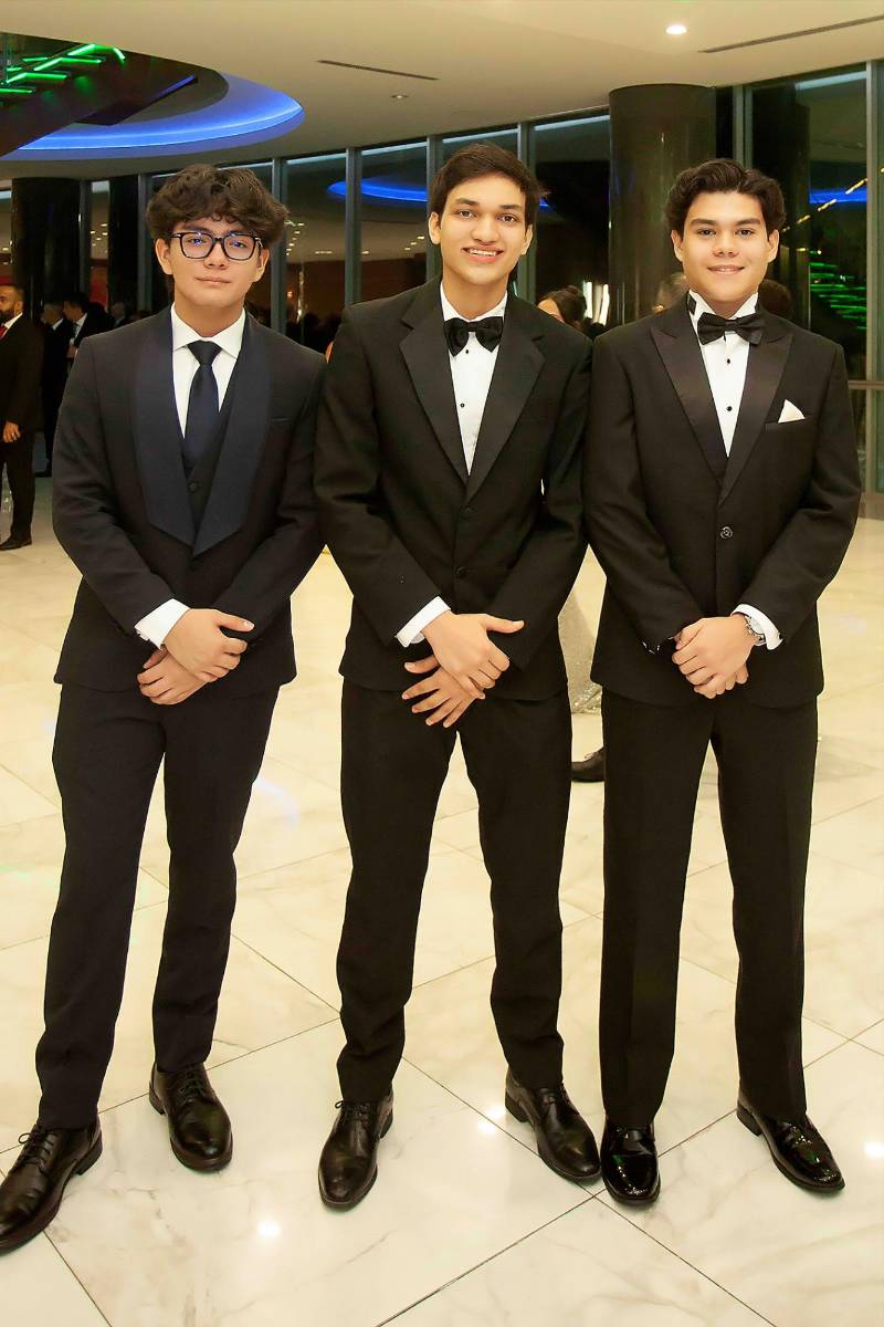 Ángel Padilla, Rafael Barahona y Mario Larios.