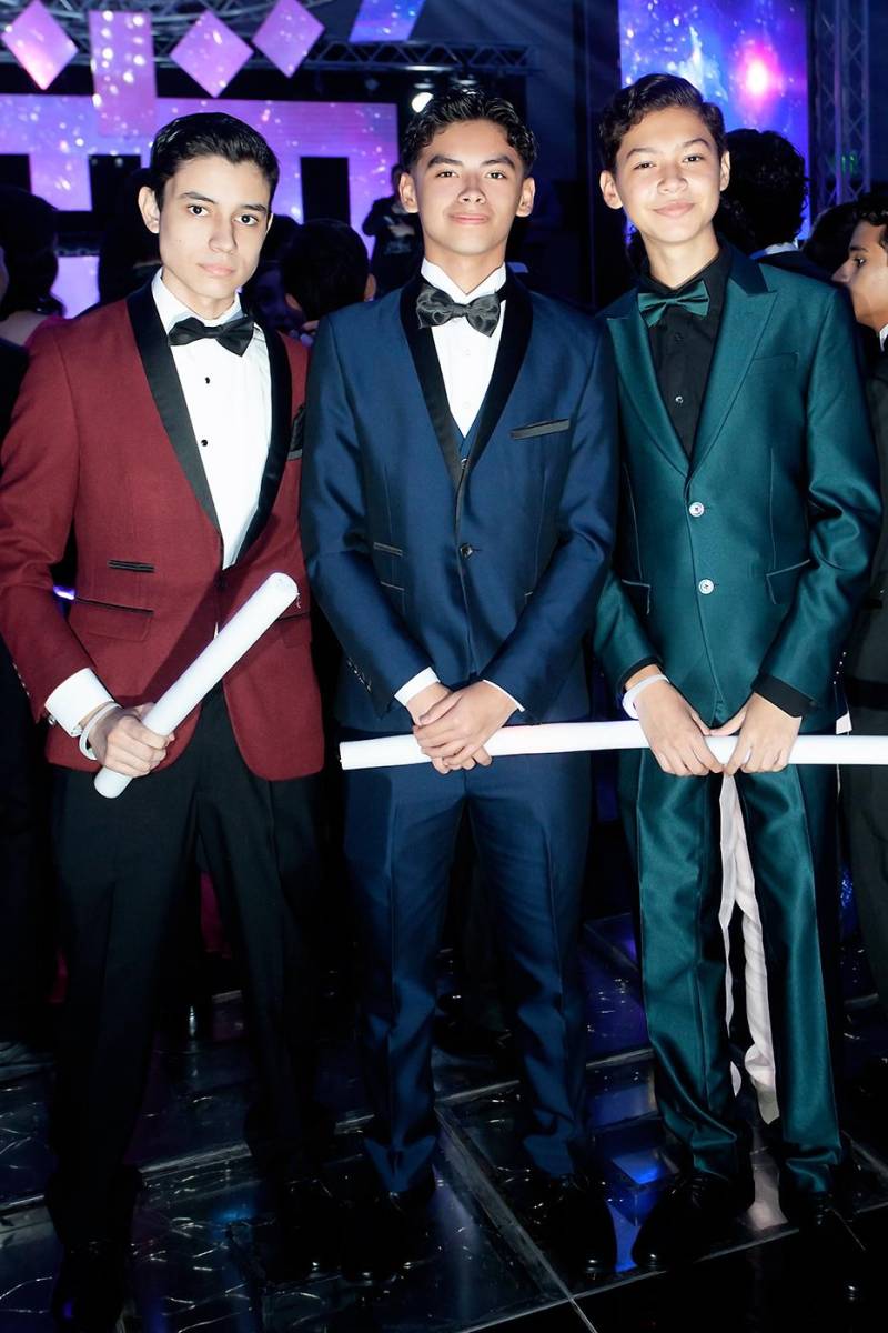 Christopher Ramírez, Ángel Burgos y Erick Maldonado