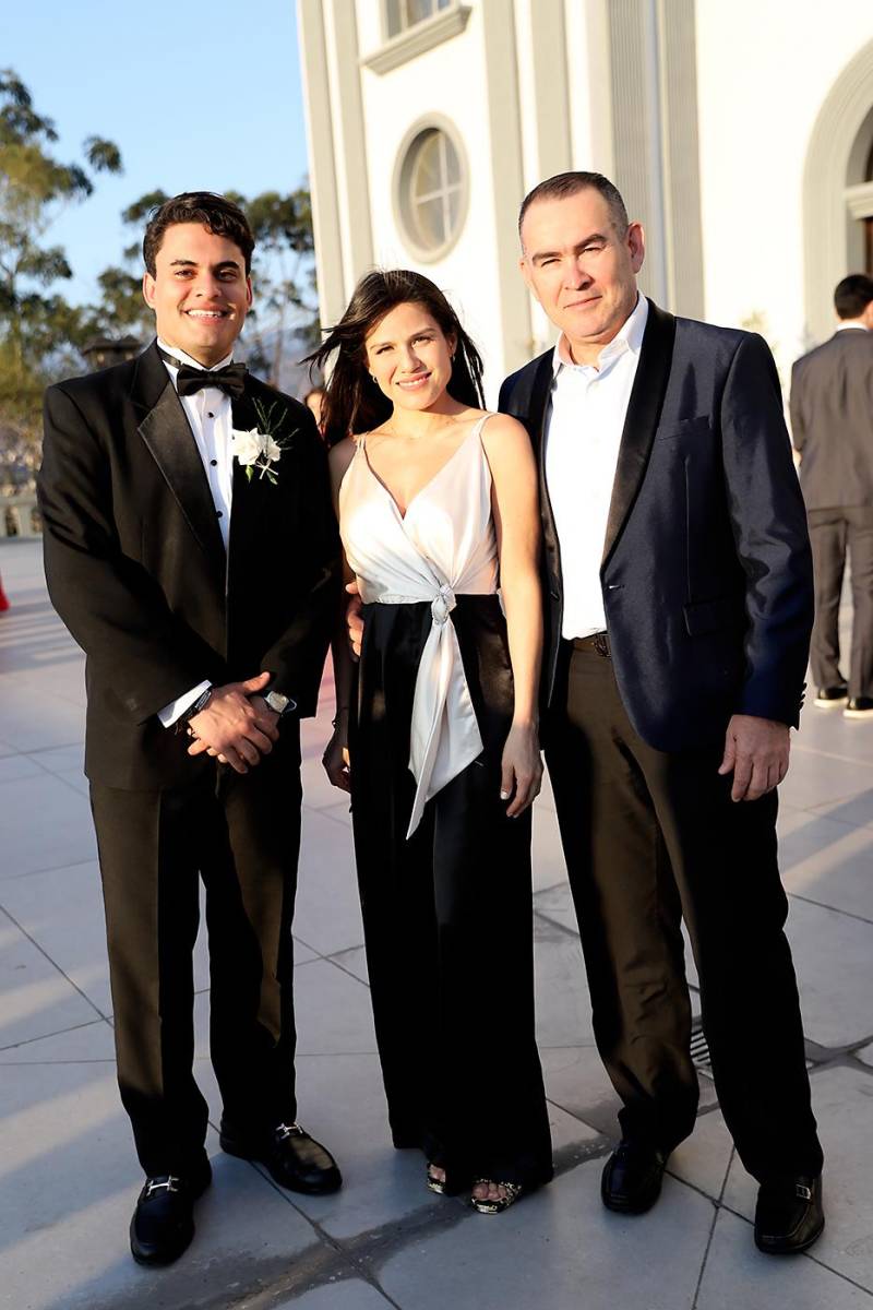 Ramón Zúñiga, Vanessa y Orlando Irías