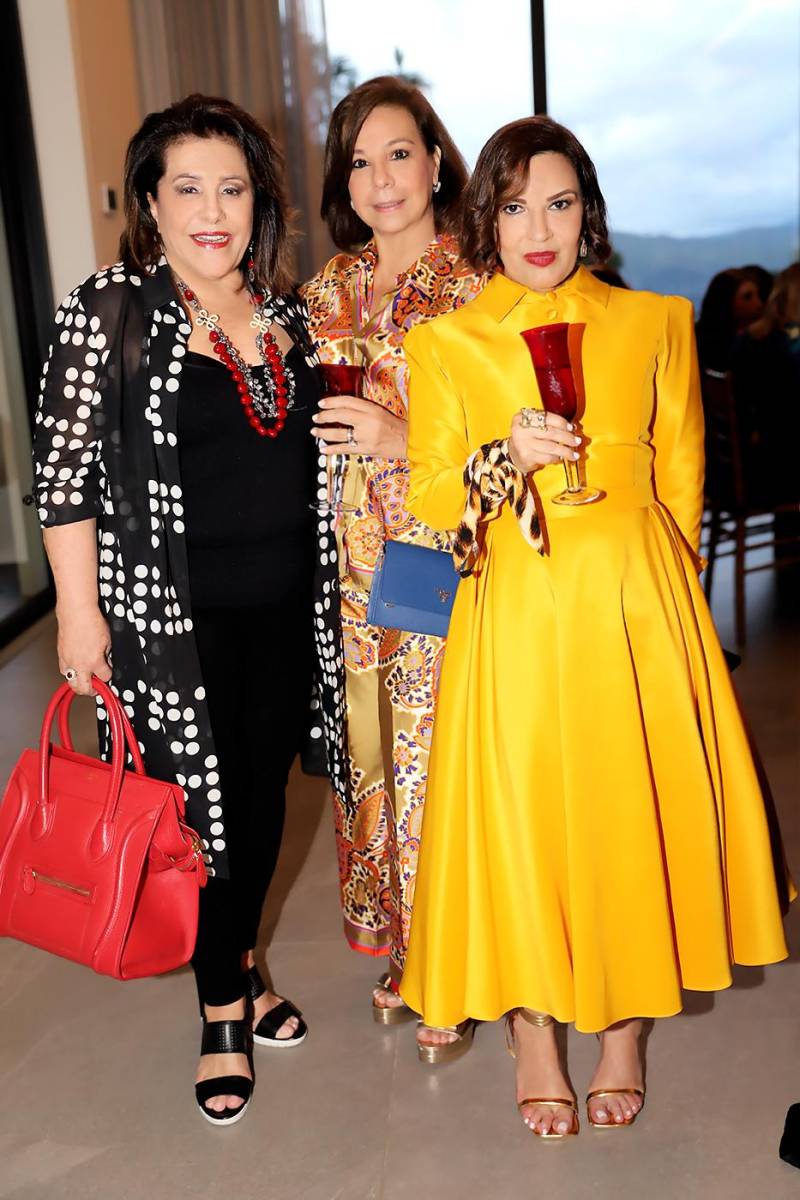 Marcela Facussé , Julia Rishmawy y Blanca Bendeck