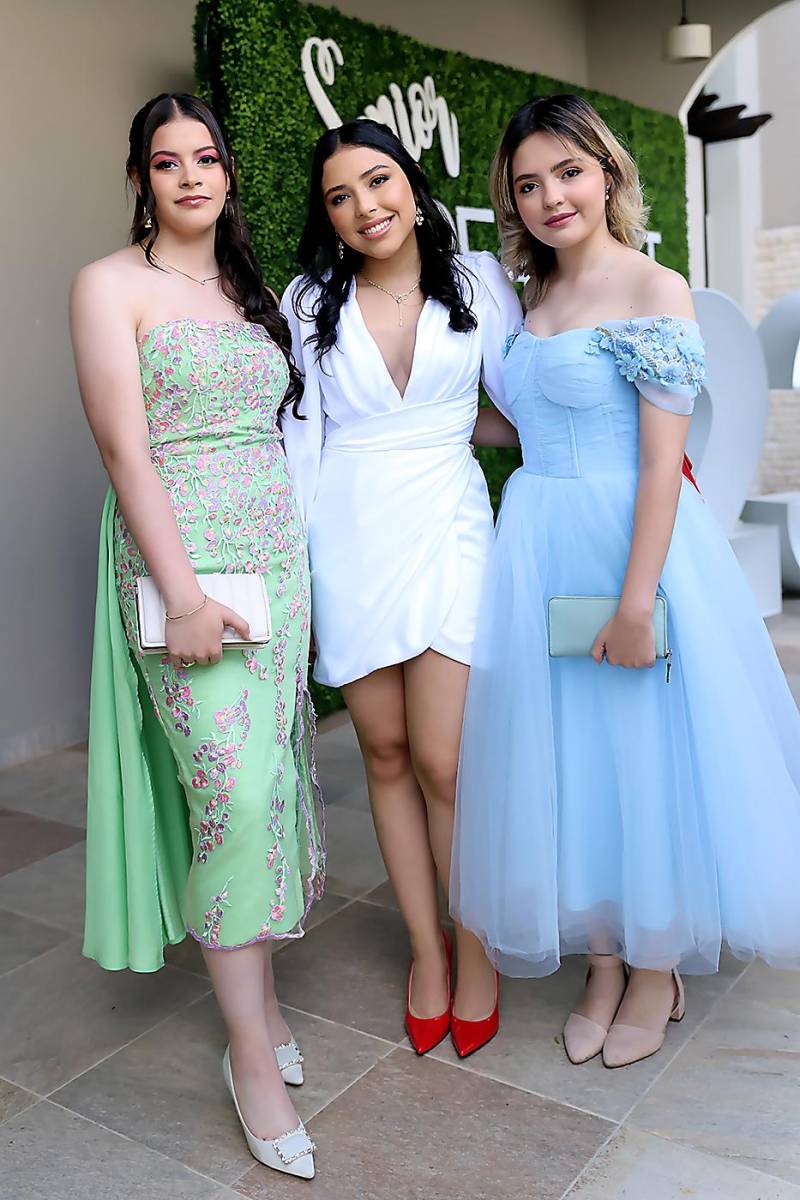 Tiara Morales, Isabella Murillo e Irene Vásquez