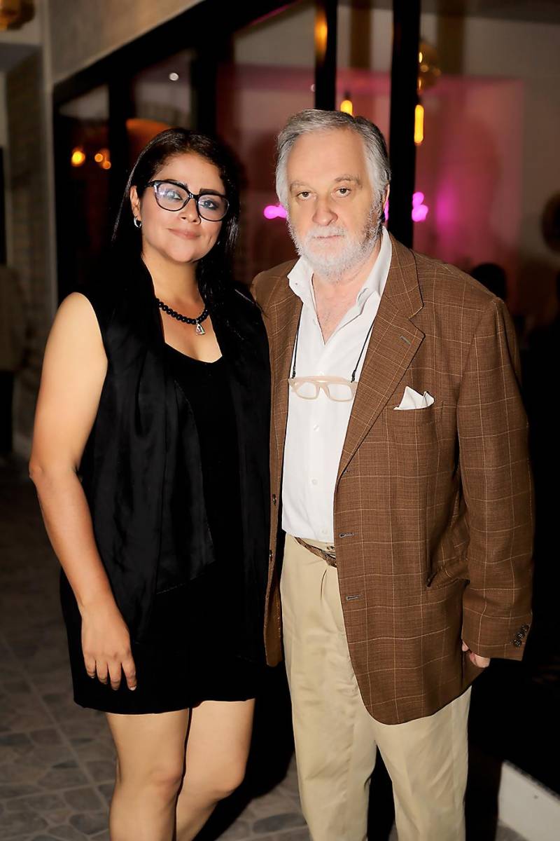 Jaqueline Carías y Roberto Memoli.