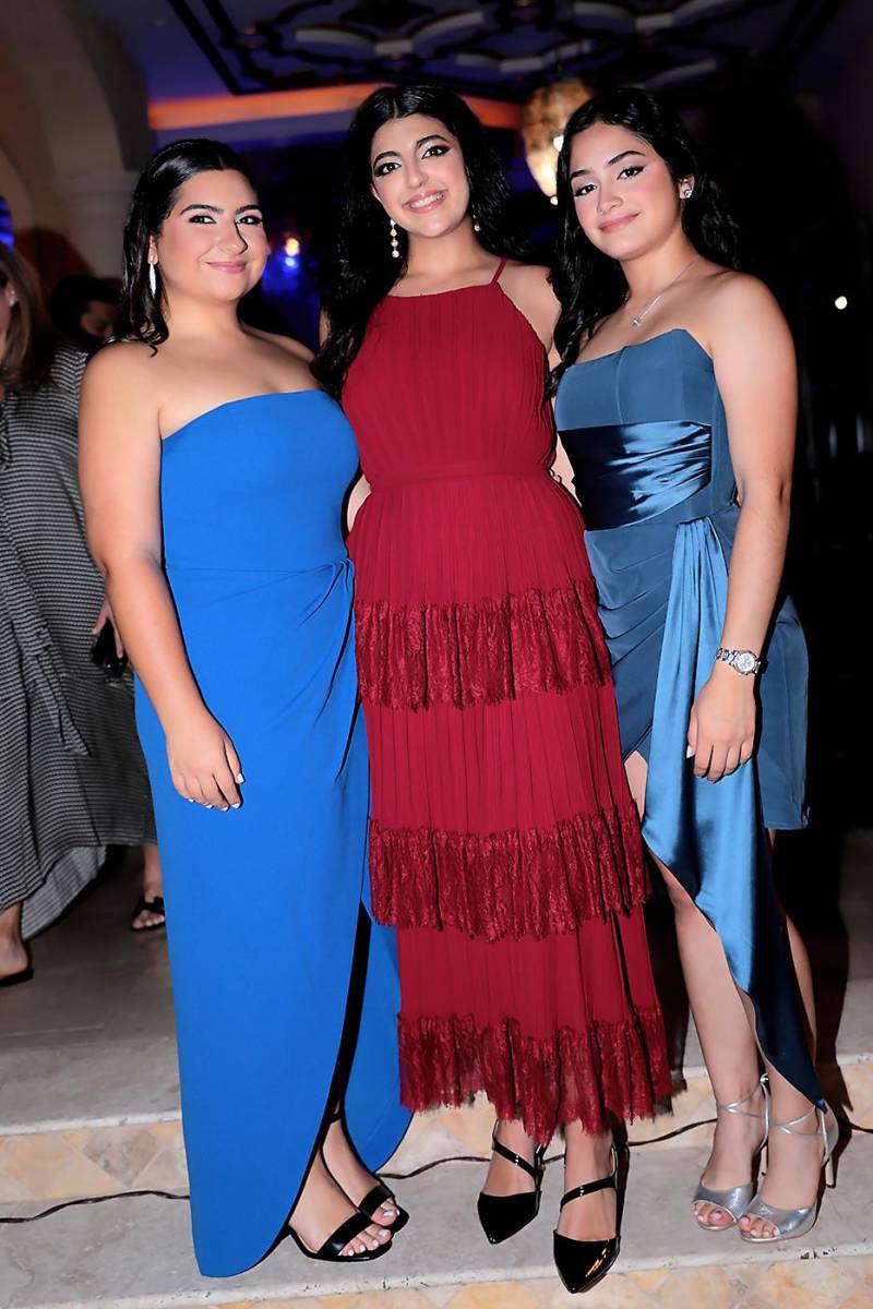 Madison Mourra, Kiara Stefan y Daniela Padilla. 