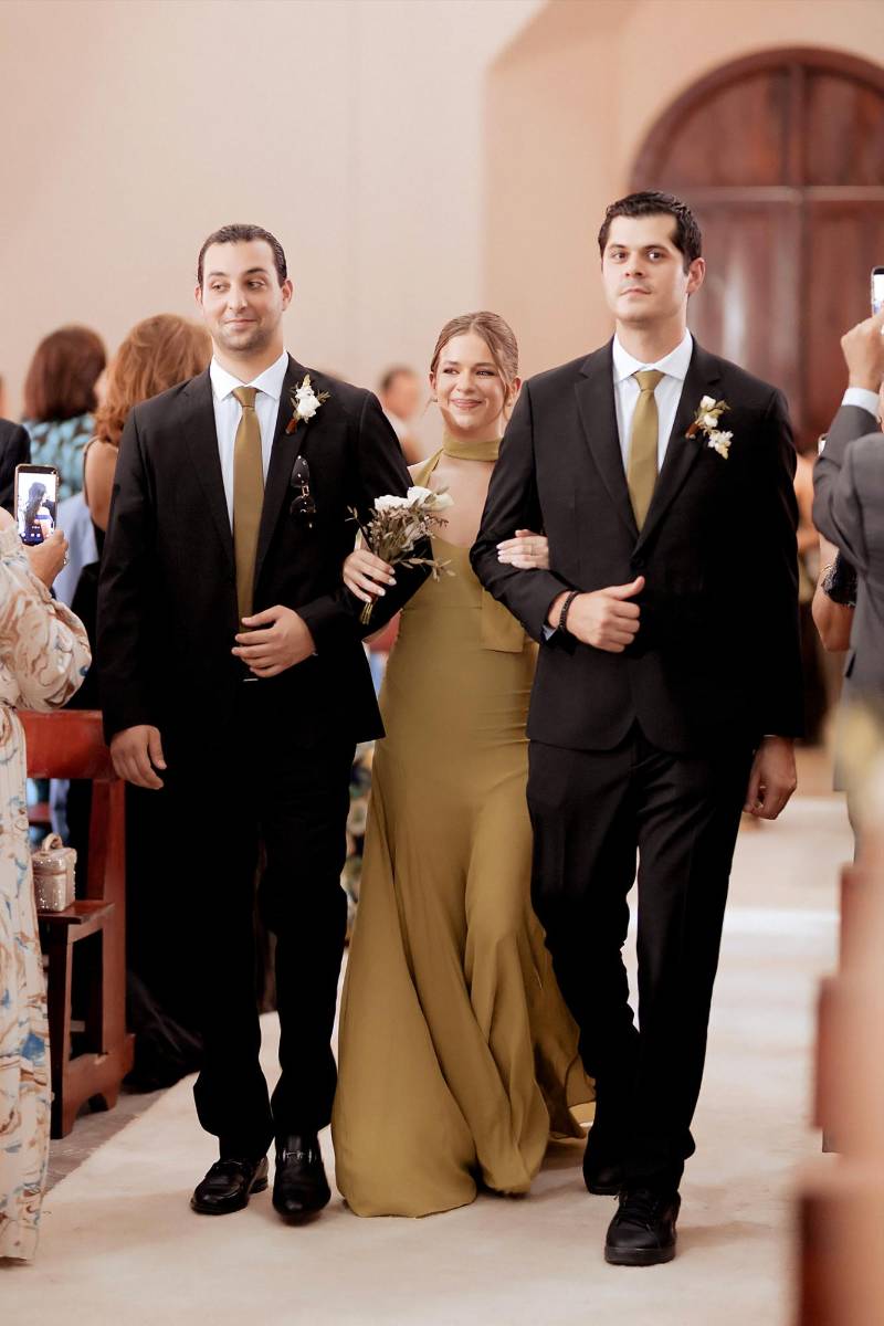 Asi se vivió la boda eclesiástica de Johannes Múller y Ruth Panayotti