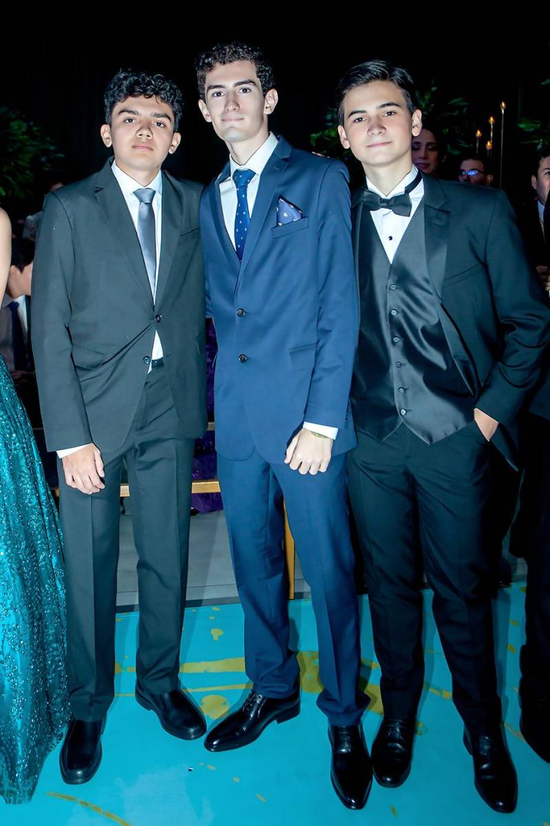 José Caraccioli, Daniel Matute y Gabriel Zelaya