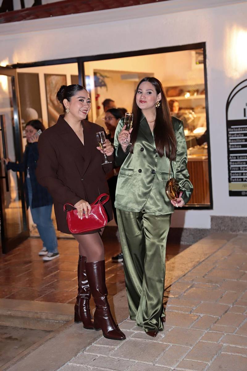 Italia Banegas y Jancy Ordóñez.