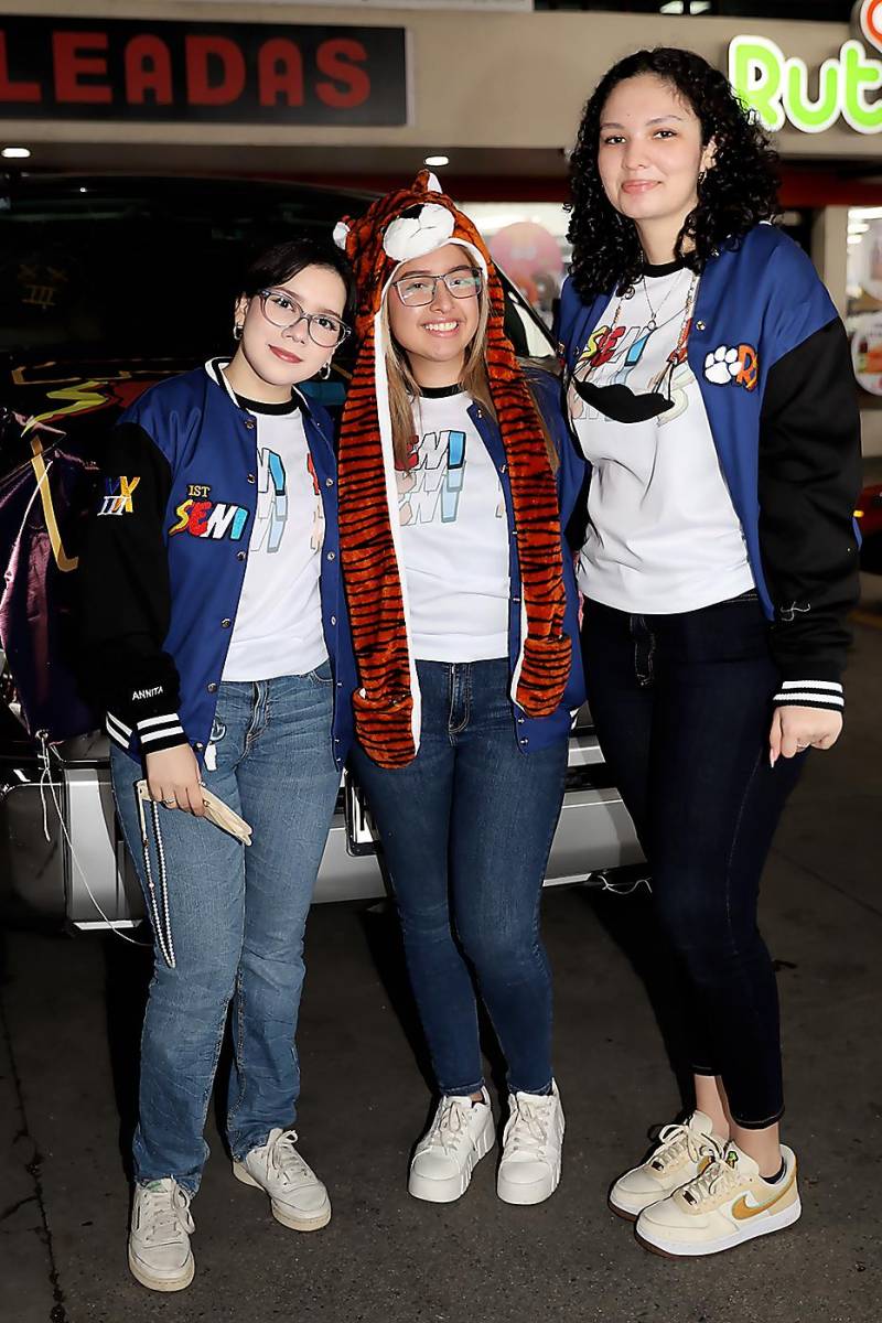 Anna Galeano, Daniela Medina y Ema López