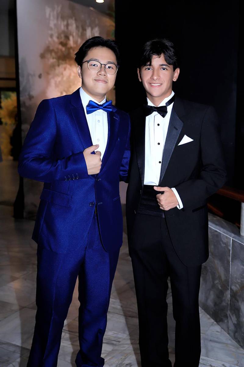 José Wu Zhu con Gabriel Castillo