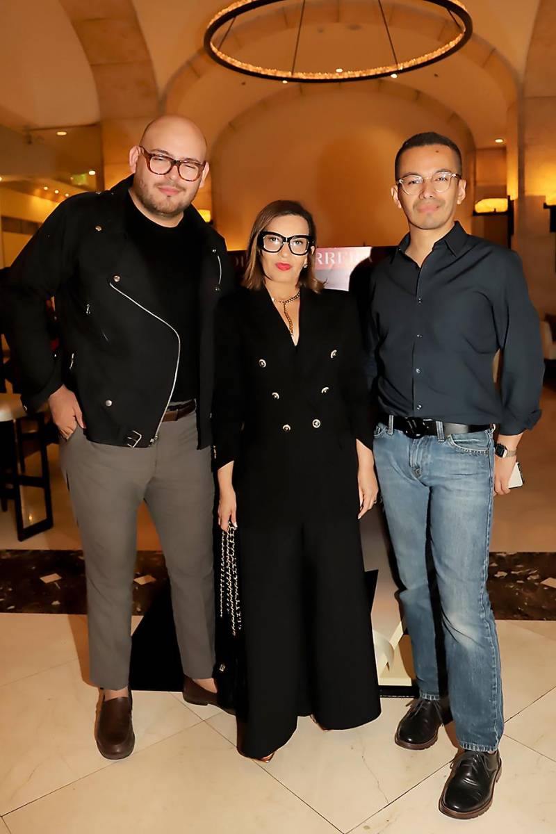 Lawin Paz, Blanca Bendeck y Tirso Rubio