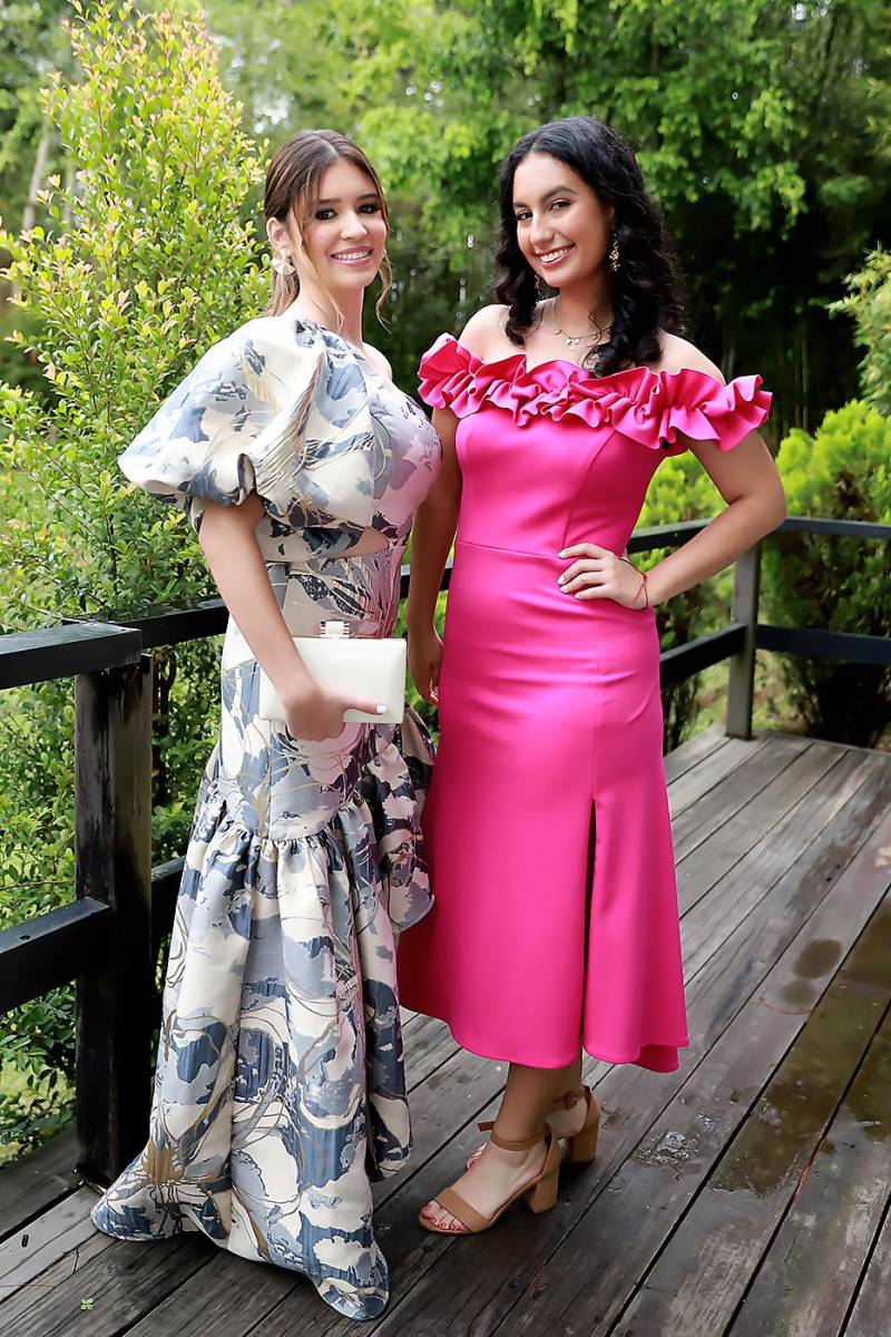 Adriana Colindres y Abril Fonseca