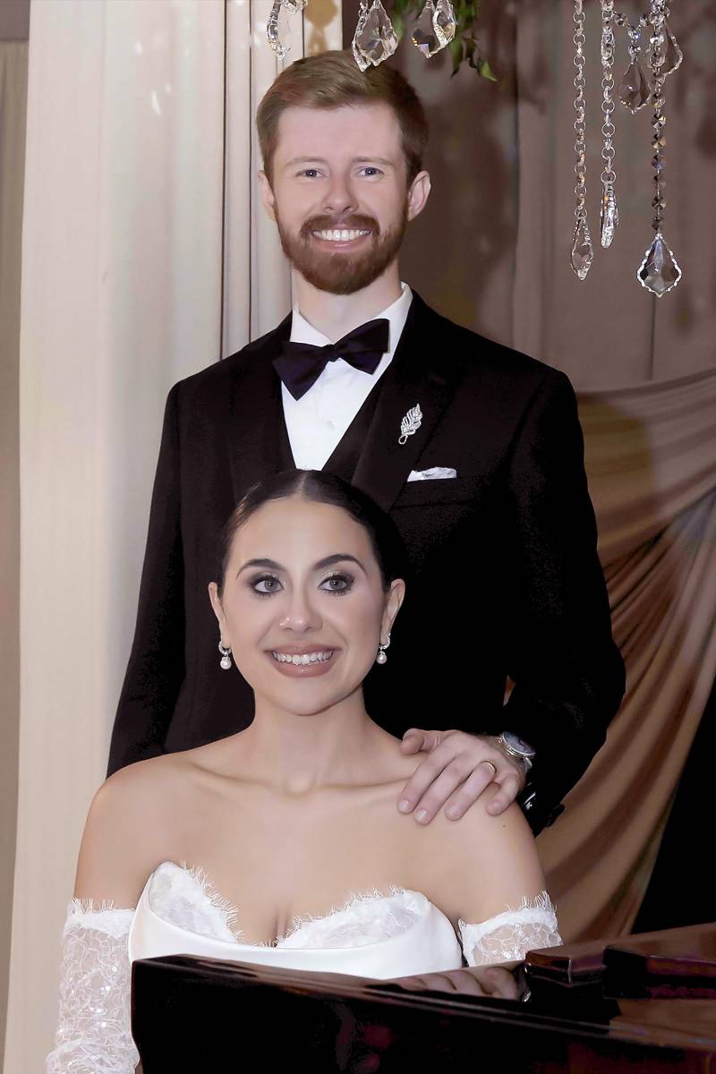 Los nuevos esposos Walter y Andrea Smith.