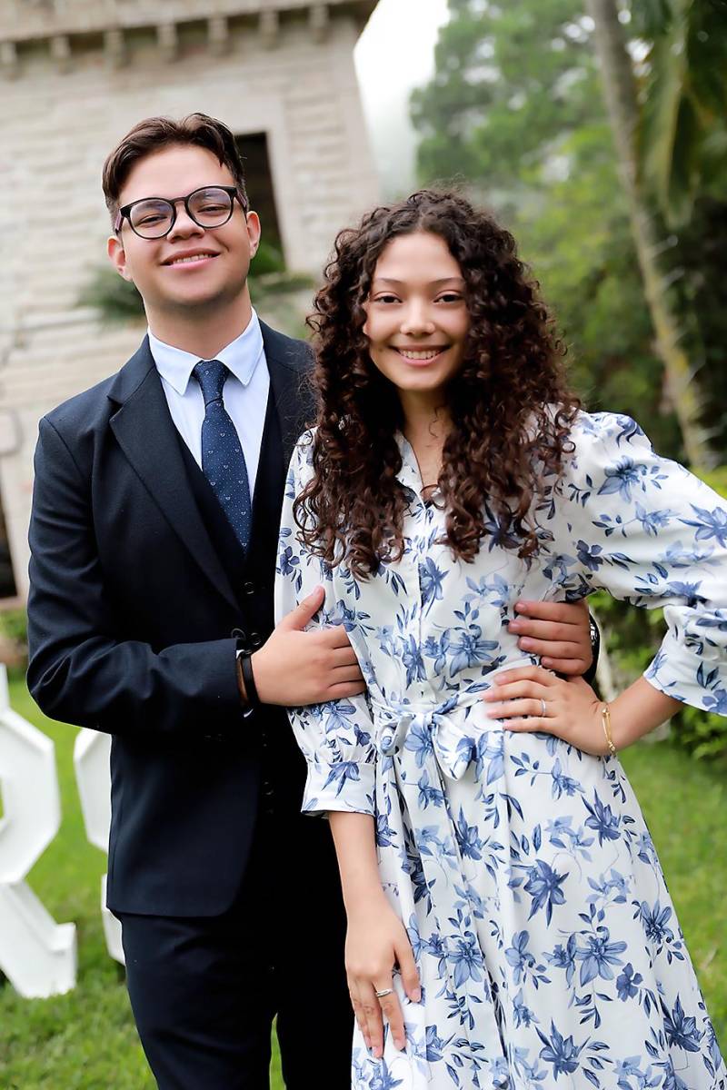 Carlo Martínez y Angie Zúniga.
