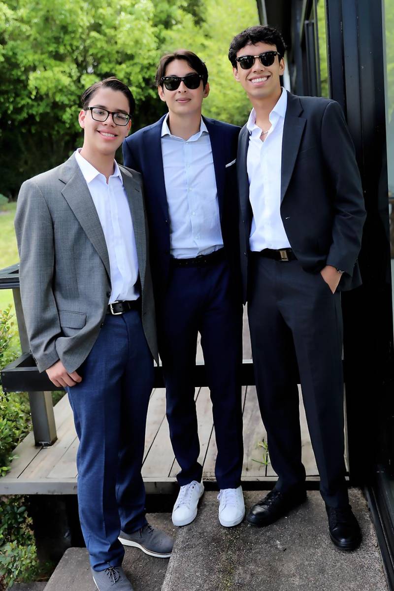 Diego Zepeda, Alejandro Mejía y Gustavo Napky