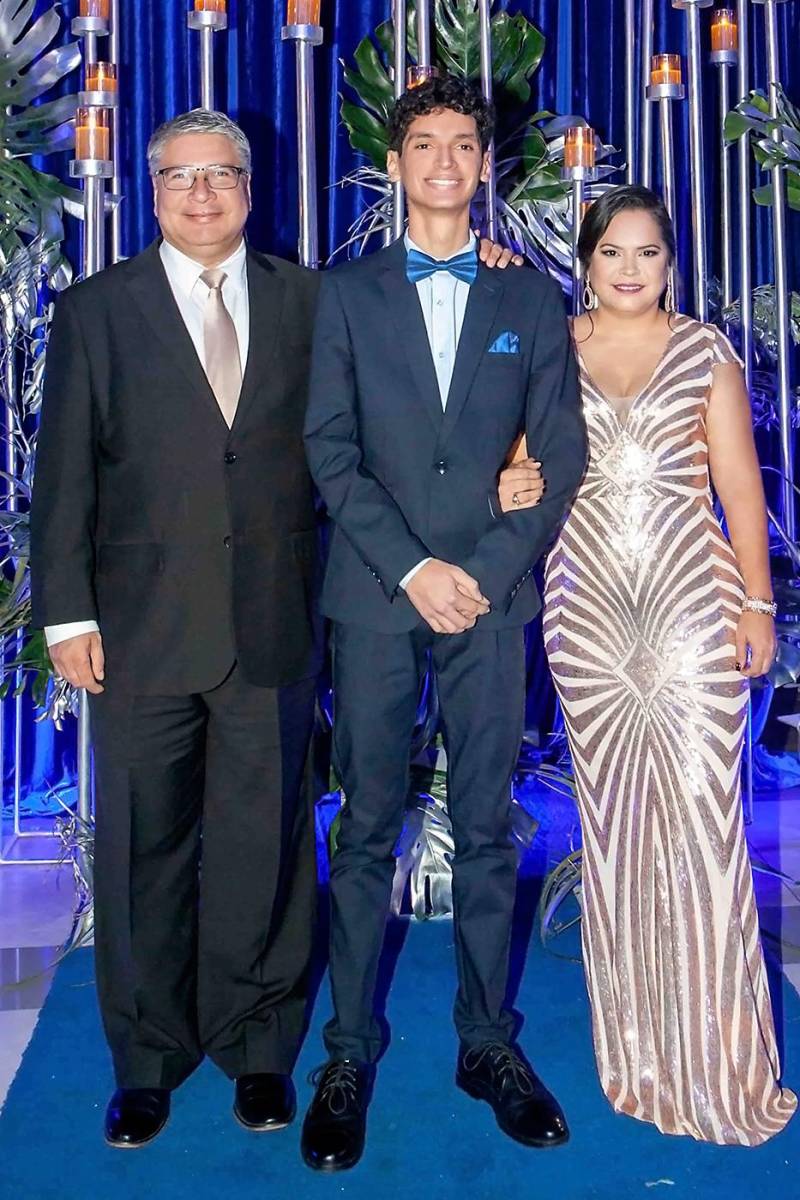 Javier Antonio Rivera, Diego David Díaz y Kenia Morales.
