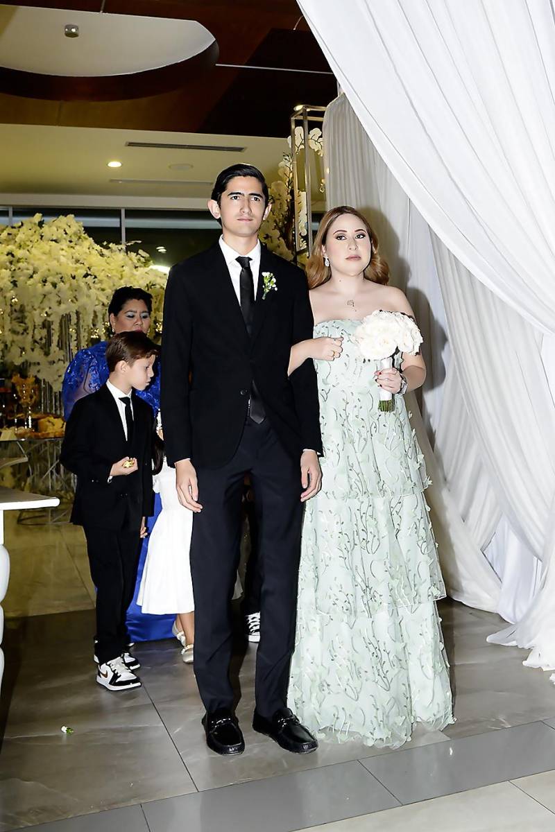 Orlando Merino y Michelle Valladares