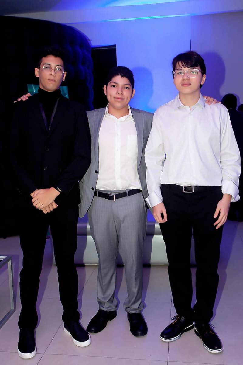 Gabriel Ponce, Juan Vásquez y Javier Paguaga
