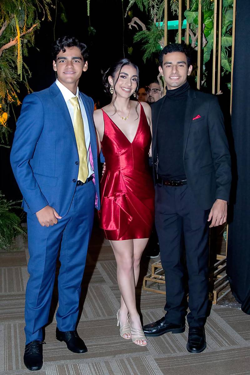 Abner Barahona, Valeria Simán y Adrián Gamoneda