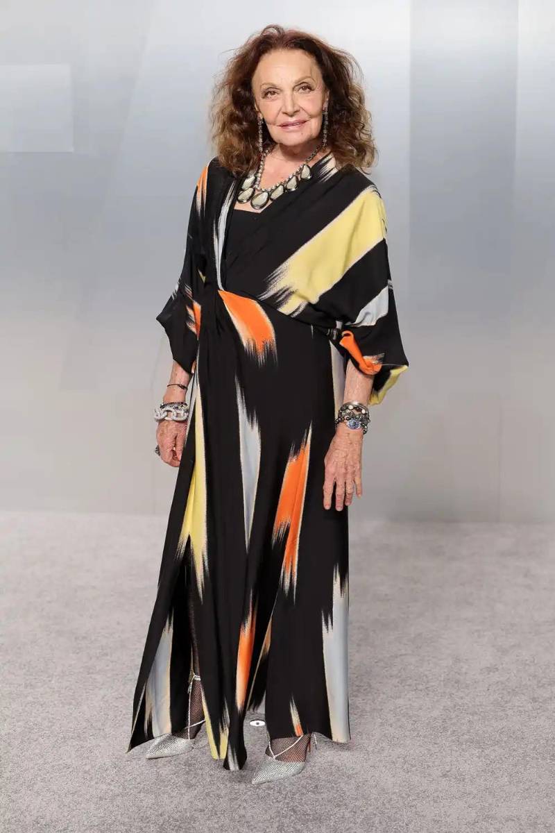 La diseñadora belga Diane Von Furstenberg