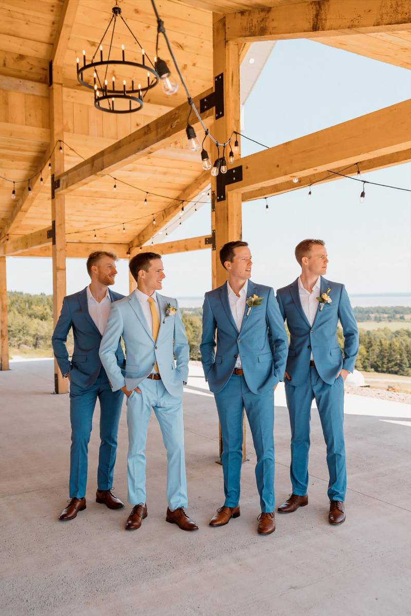 Simón Leblanc, Benjamín Kummer, Jonathan Kummer y Finnegan Kummer