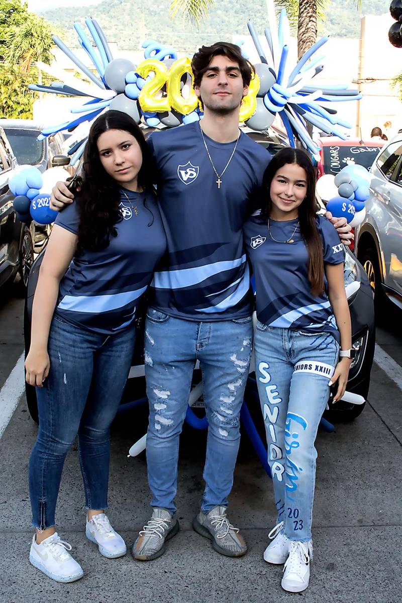 Marcela Moreno, Joseph Maacaronn y Victoria Girón.