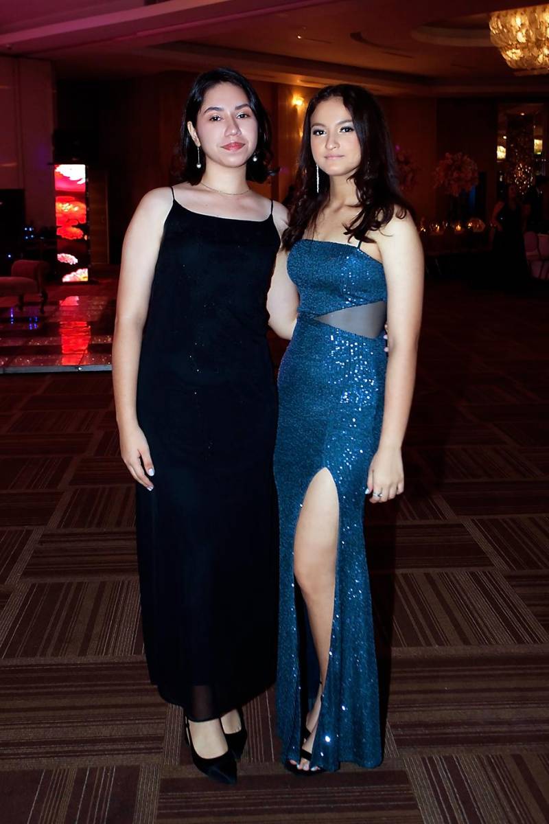 Guityen Fúnez y Joseline Galeas.