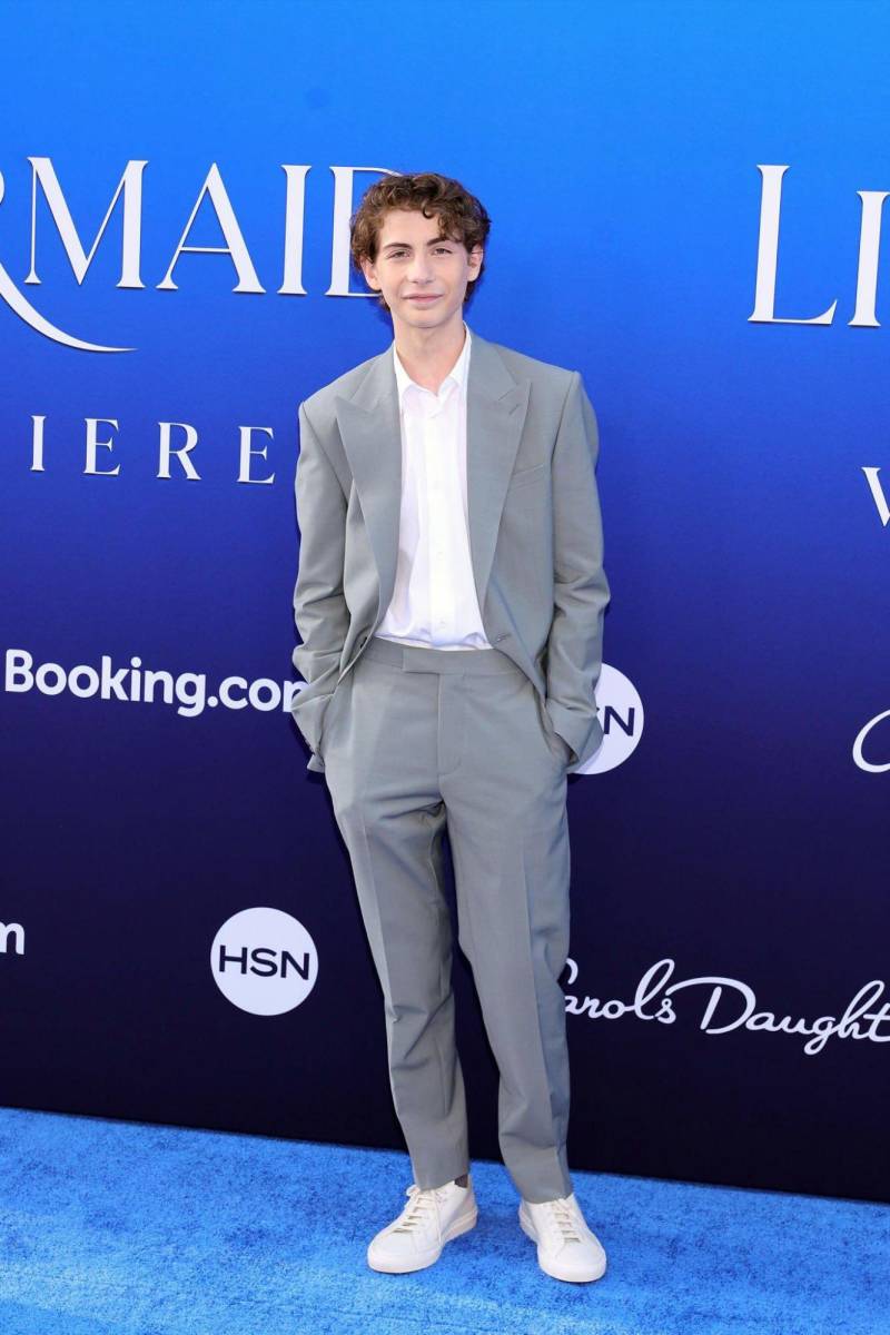 Jacob Tremblay, quien interpreta a Flaunder, el mejor amigo de Ariel.
