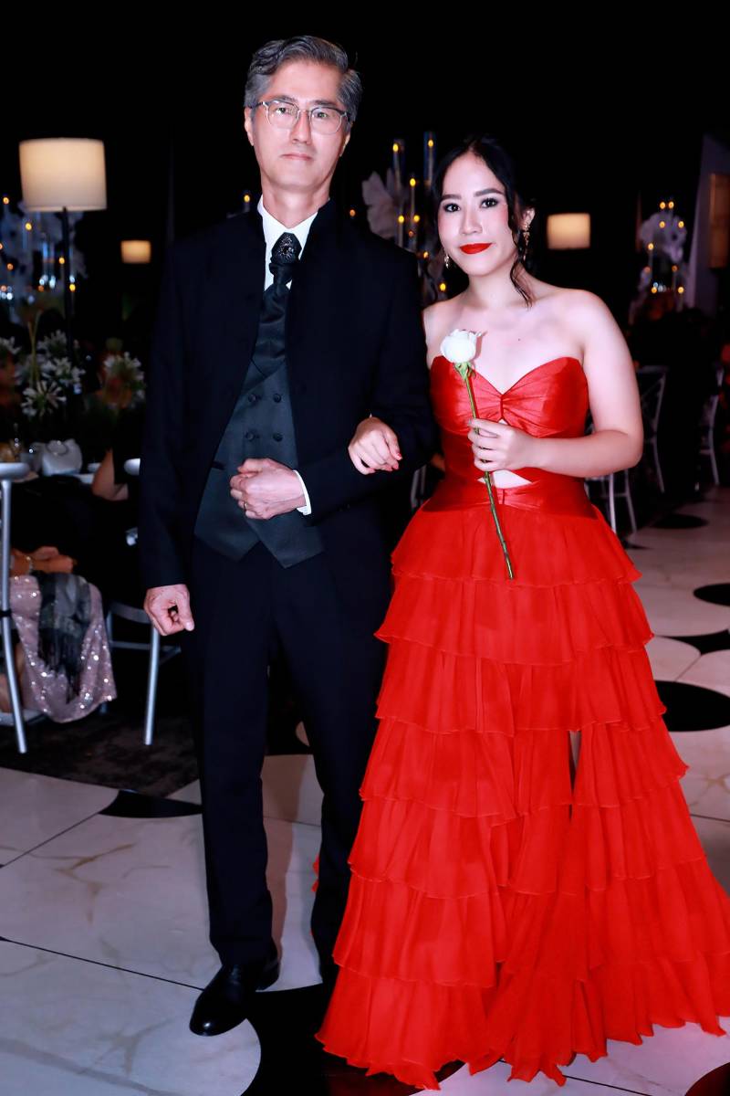 Eun Koh y su padre Chang Koh. 
