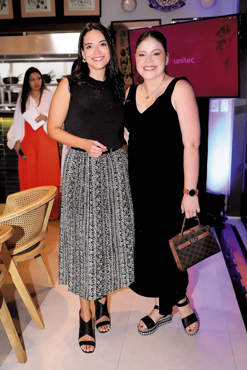 Cristha Maradiaga y Melissa Cáceres.