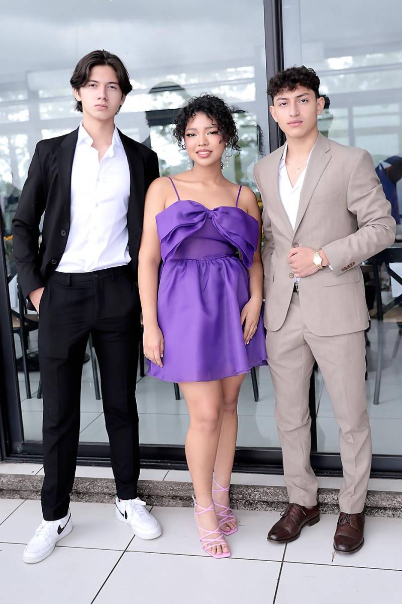 Diego Mejía, Erica Yushan y José Carlos. 