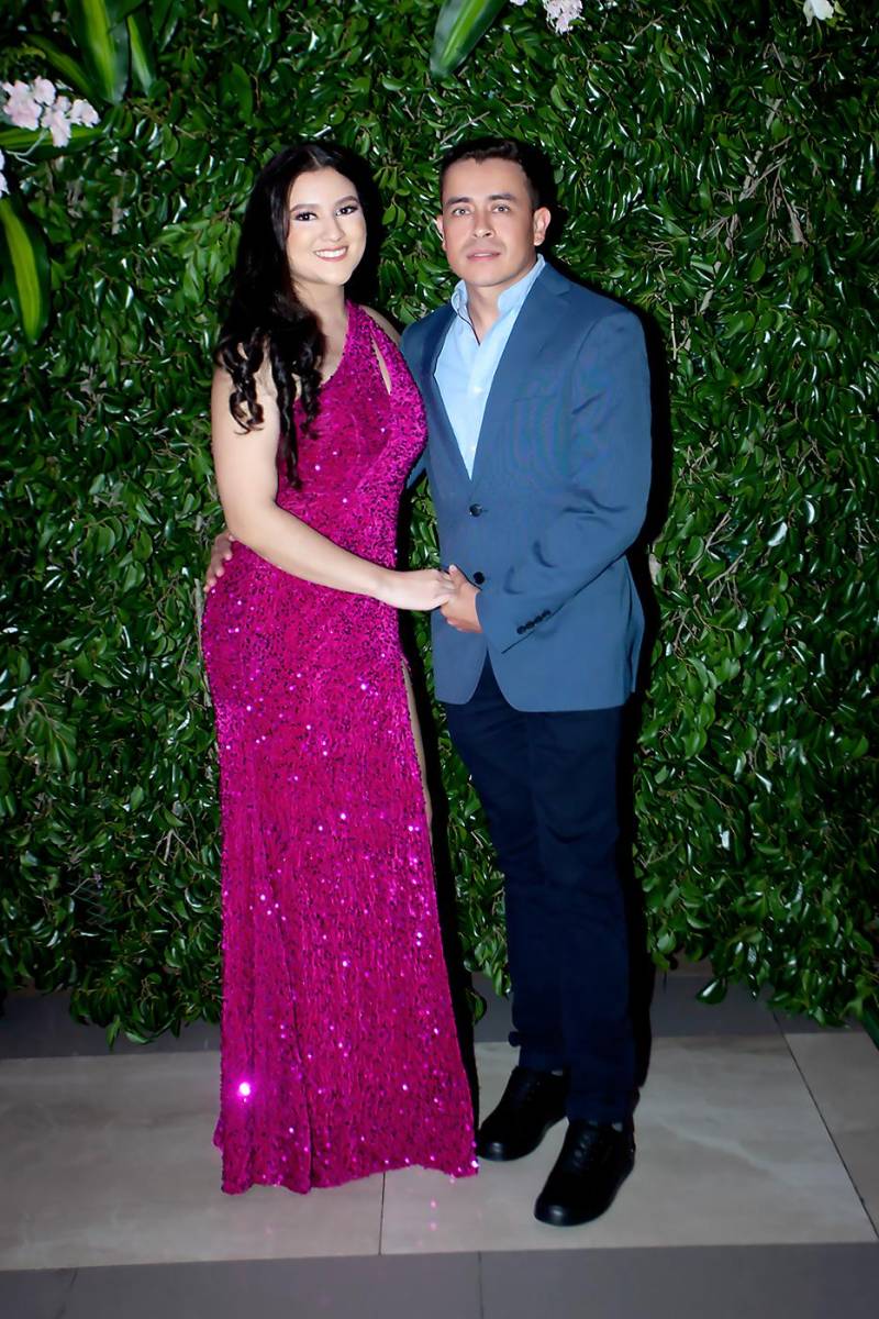 Karina Gallardo y Nahún Guerra.