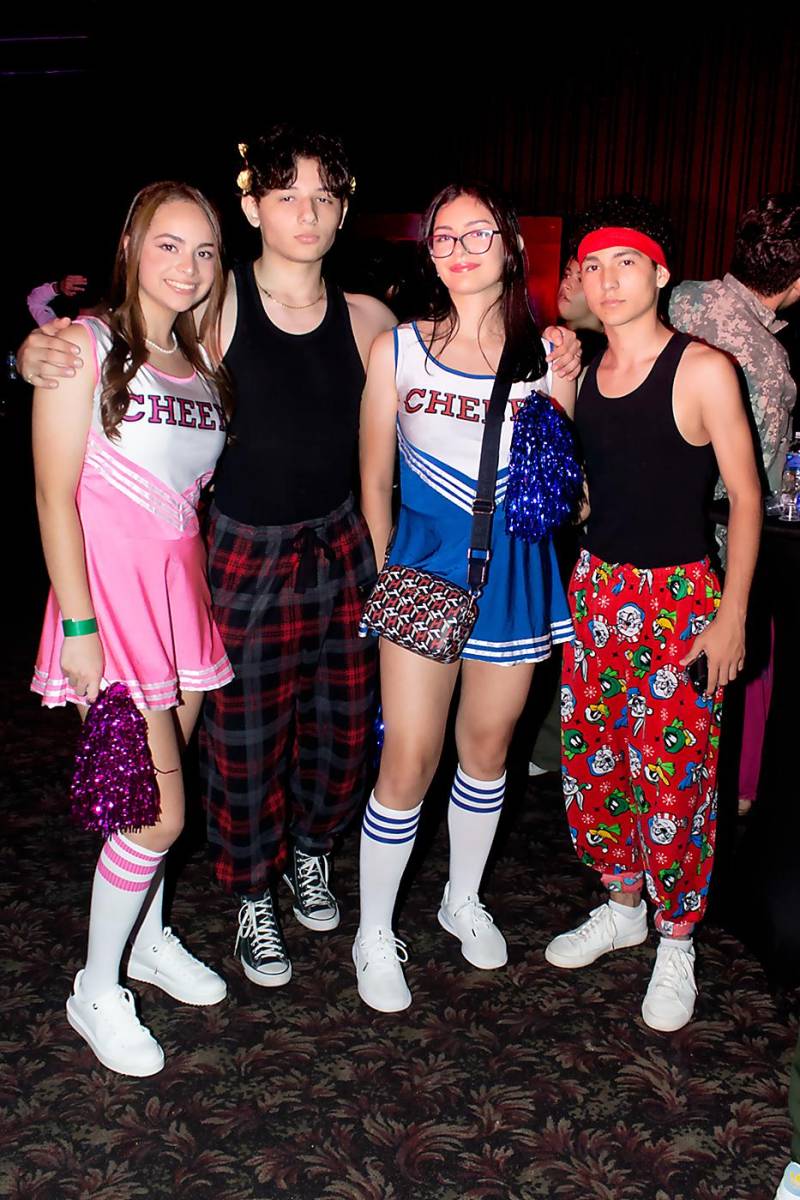 Camille Saybe, Jeremy Leonor, Larissa Jones y Cristina Madrid.