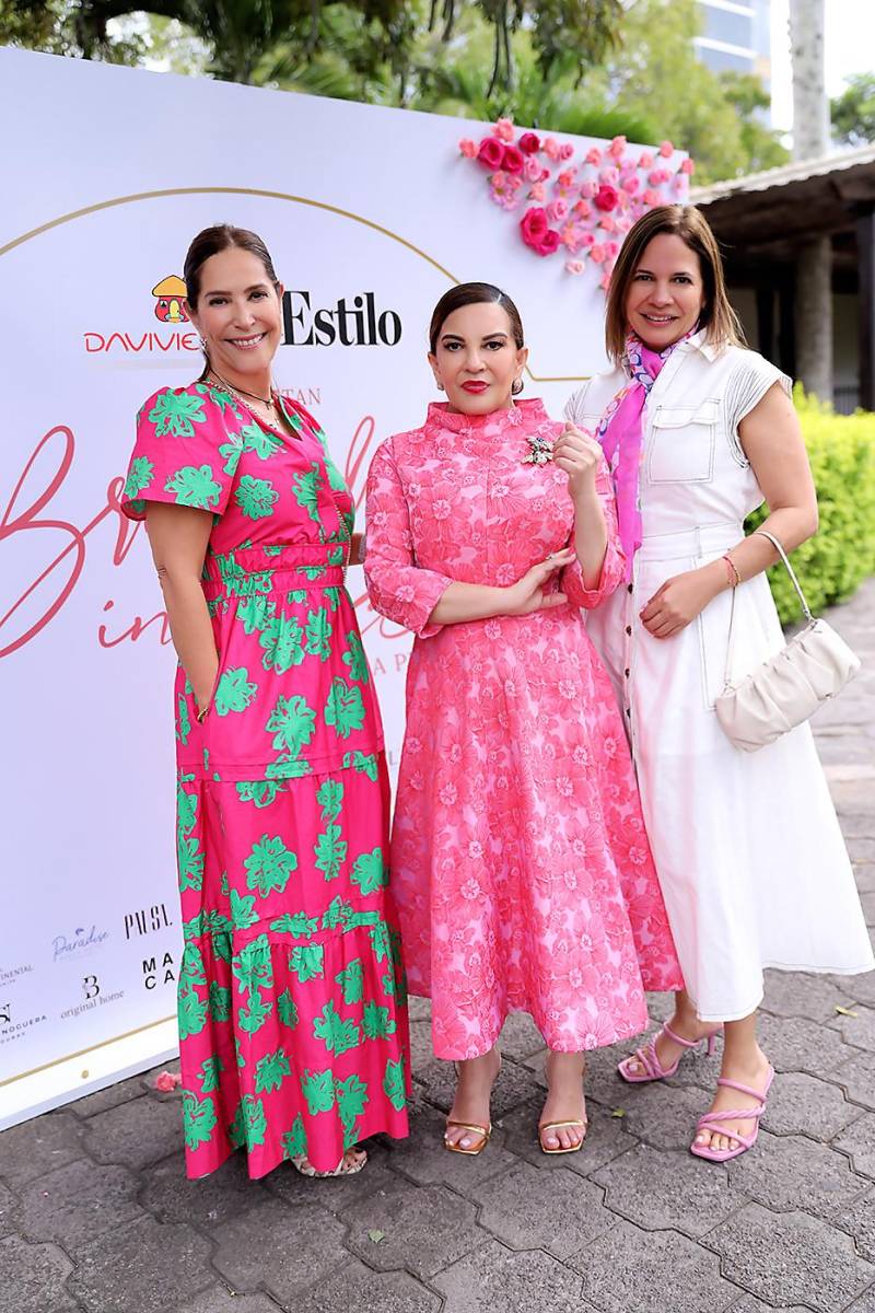Elena Williams, Blanca Bendeck y Tatiana Zelaya.