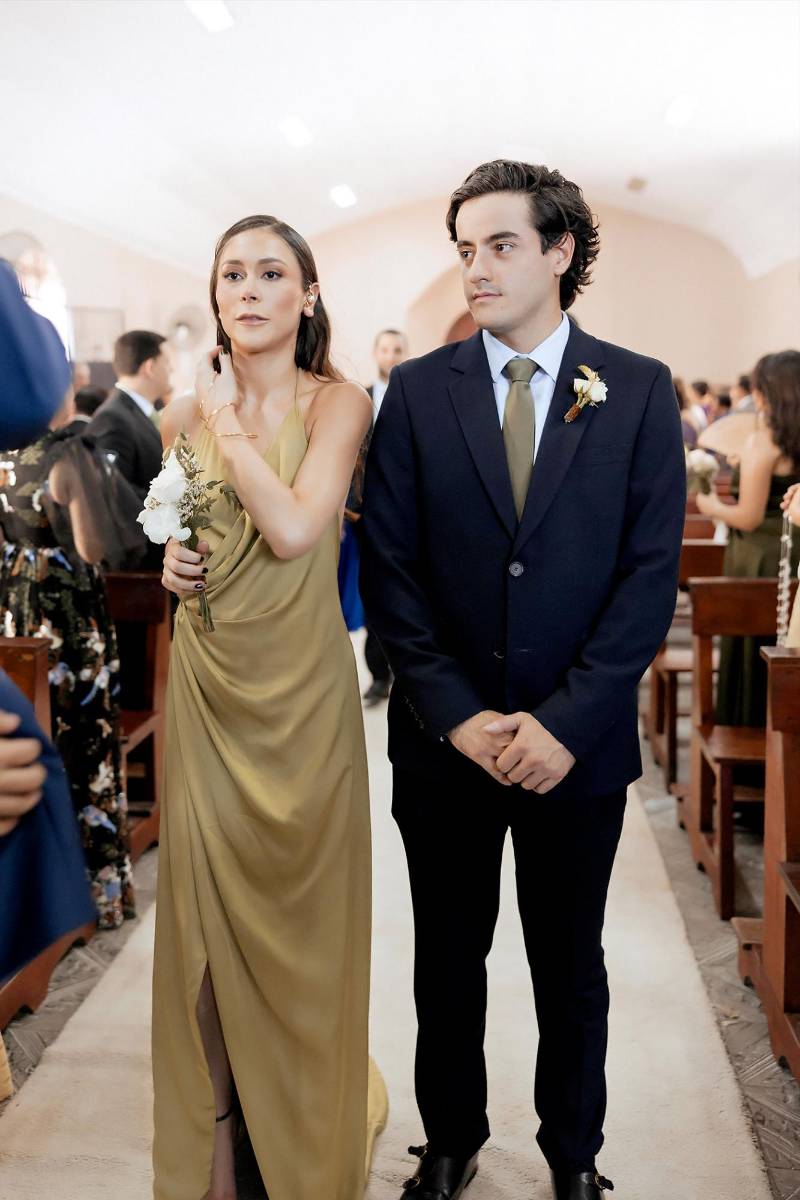 Asi se vivió la boda eclesiástica de Johannes Múller y Ruth Panayotti
