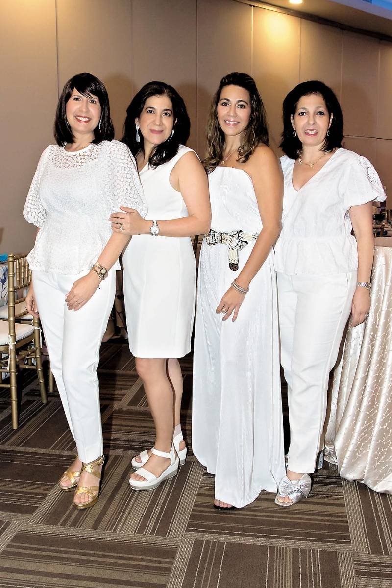 Gigi Membreño, Giselle Canahuati, Elena Szydel y Sandra Kafati.