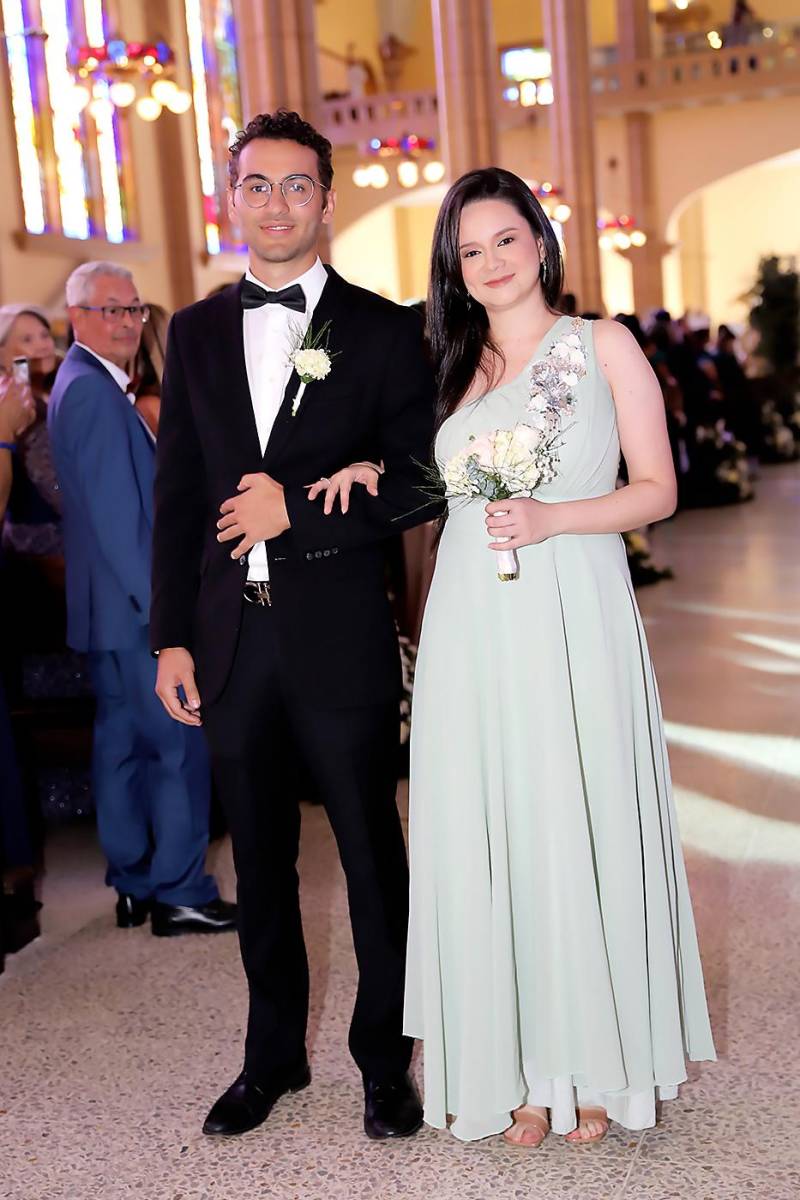 Alex Bendeck y Eloisa Barahona