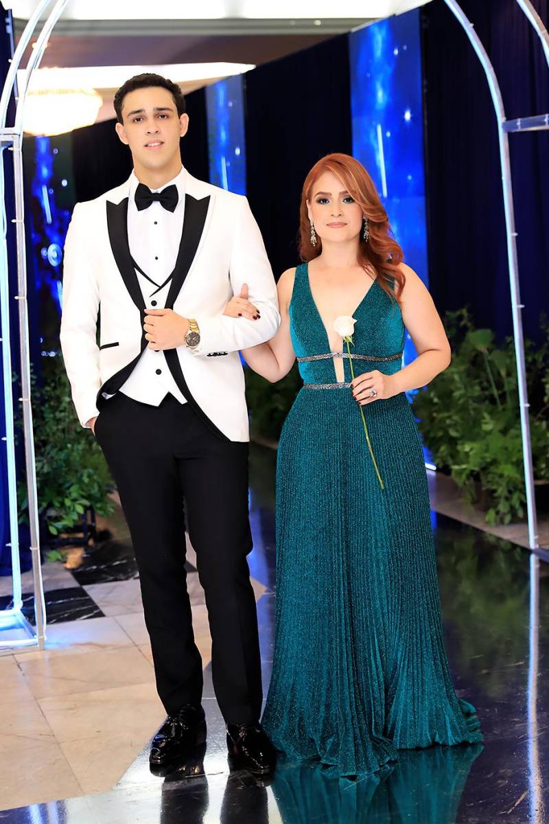 Aldo Asfura y Karen Castro.