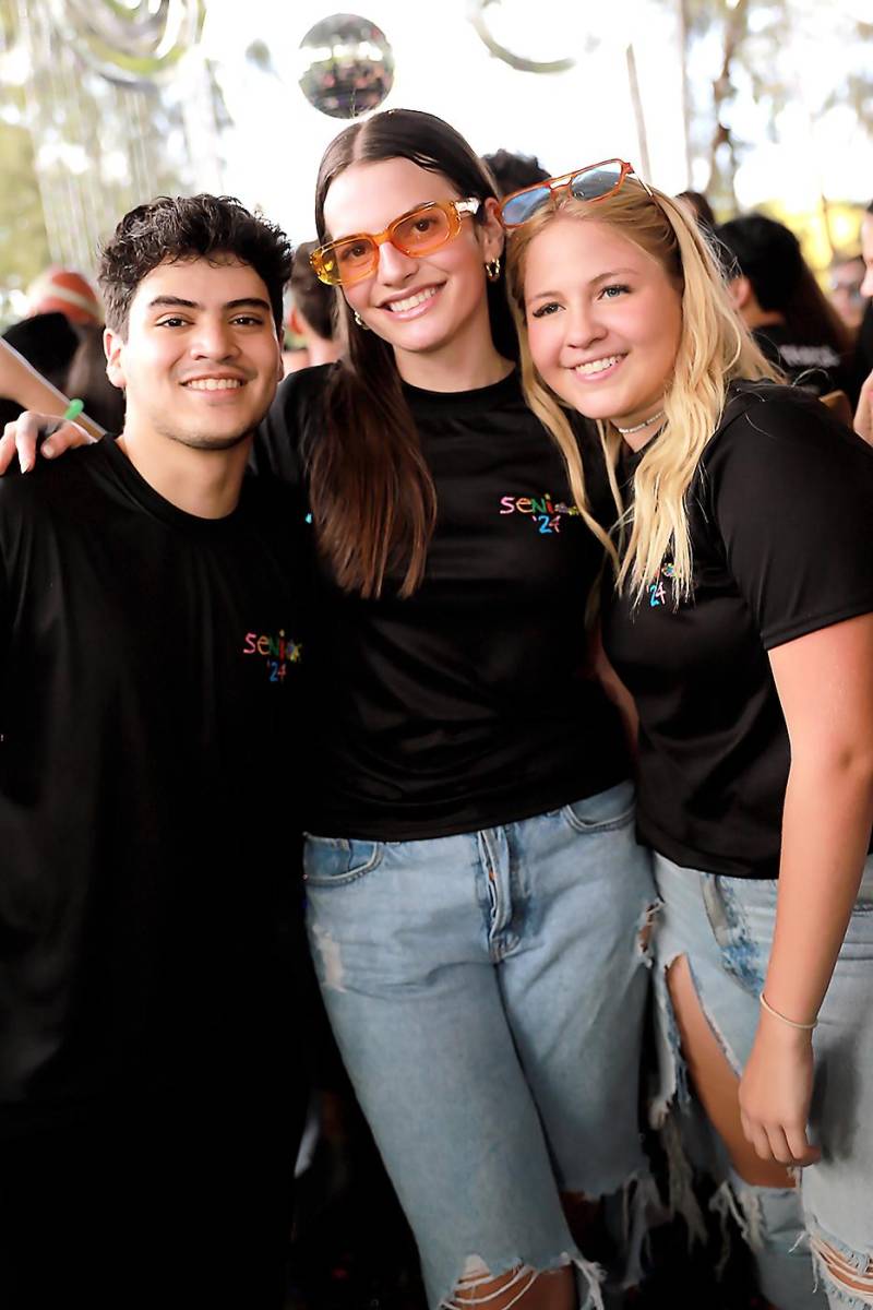 Diego Mairena, Gia McNab y Cecilia Fiallos.