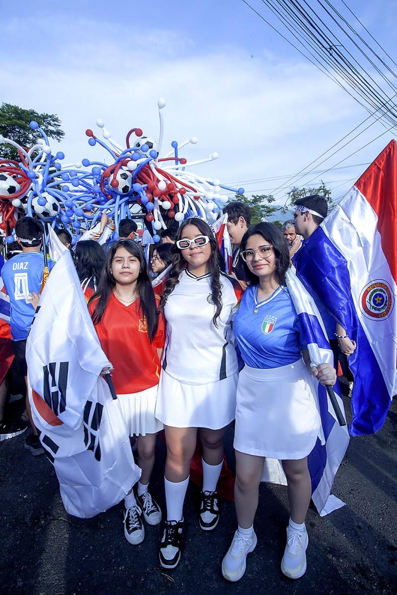 Mei Rivas, Isabella Bonilla y Ahomy Rivera.
