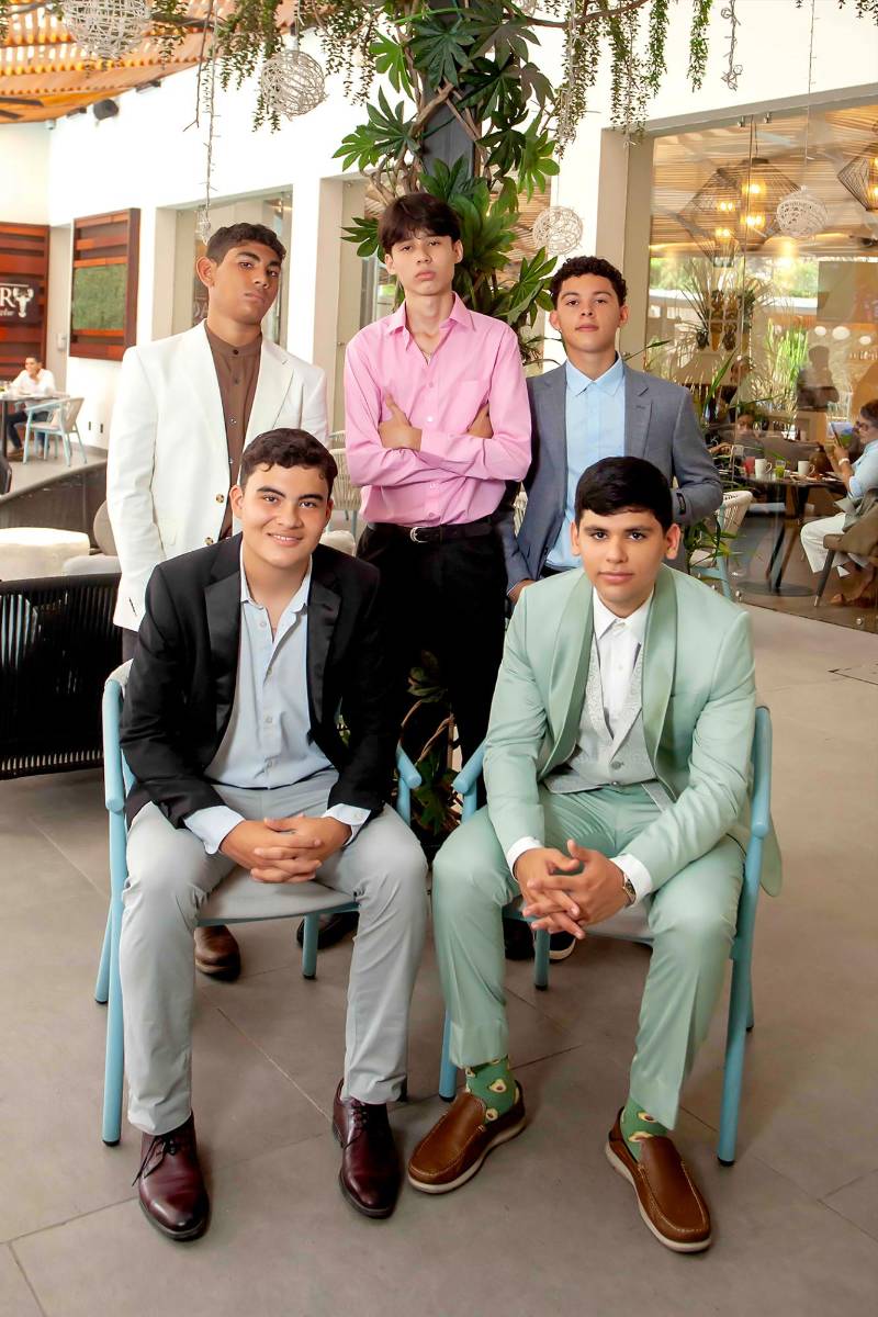 Gadi Hernández, Jhazid Nolasco, Ipsen Lobo, Carlos Padilla y Osman Alberto