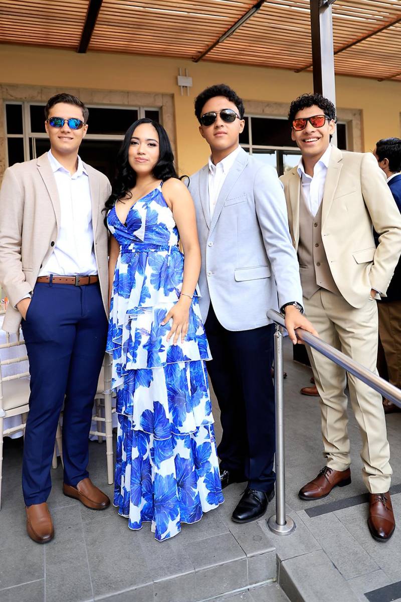 Ricardo Velásquez, Jimena Henríquez, Arnold Cruz y Ricardo García