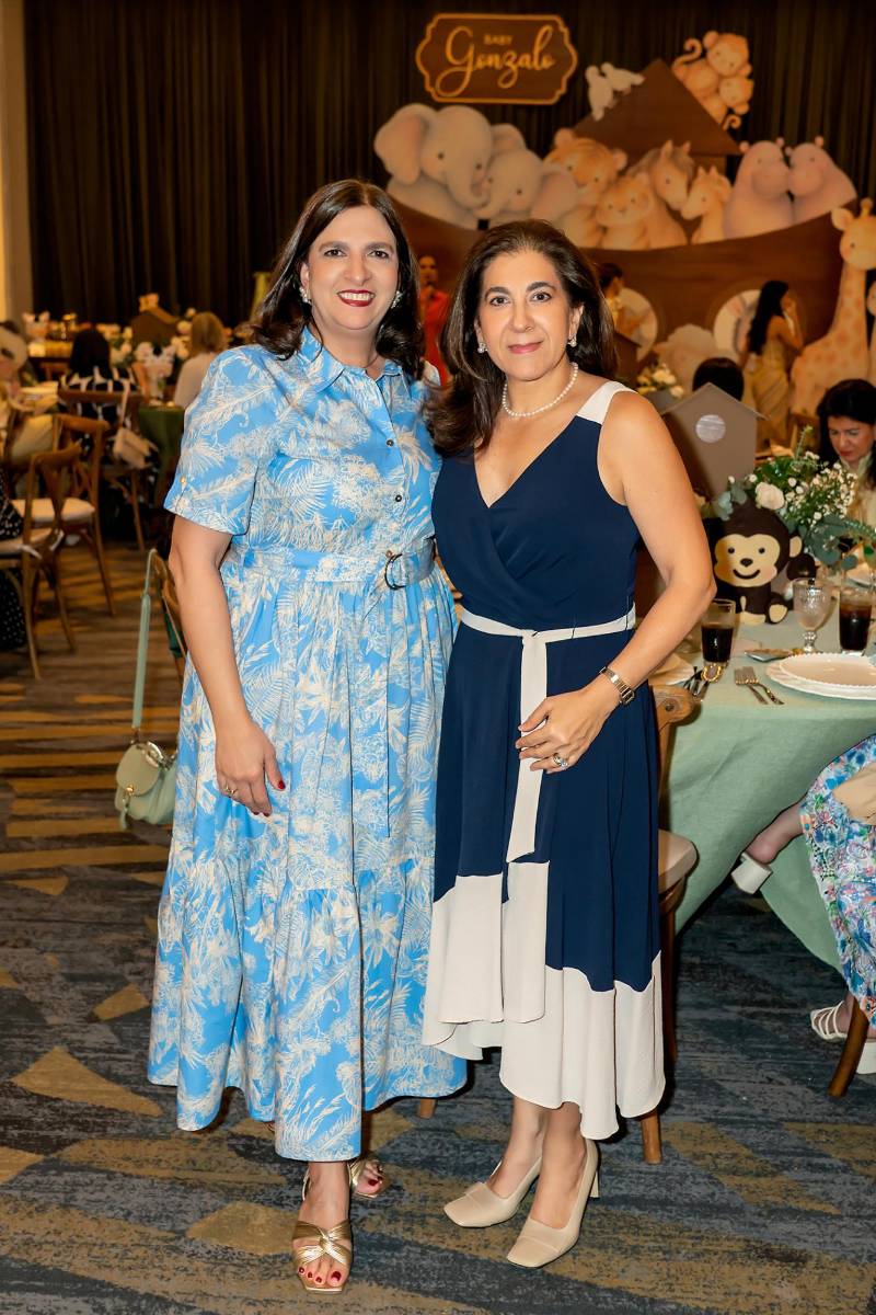 Siham Handal y Giselle Canahuati. 